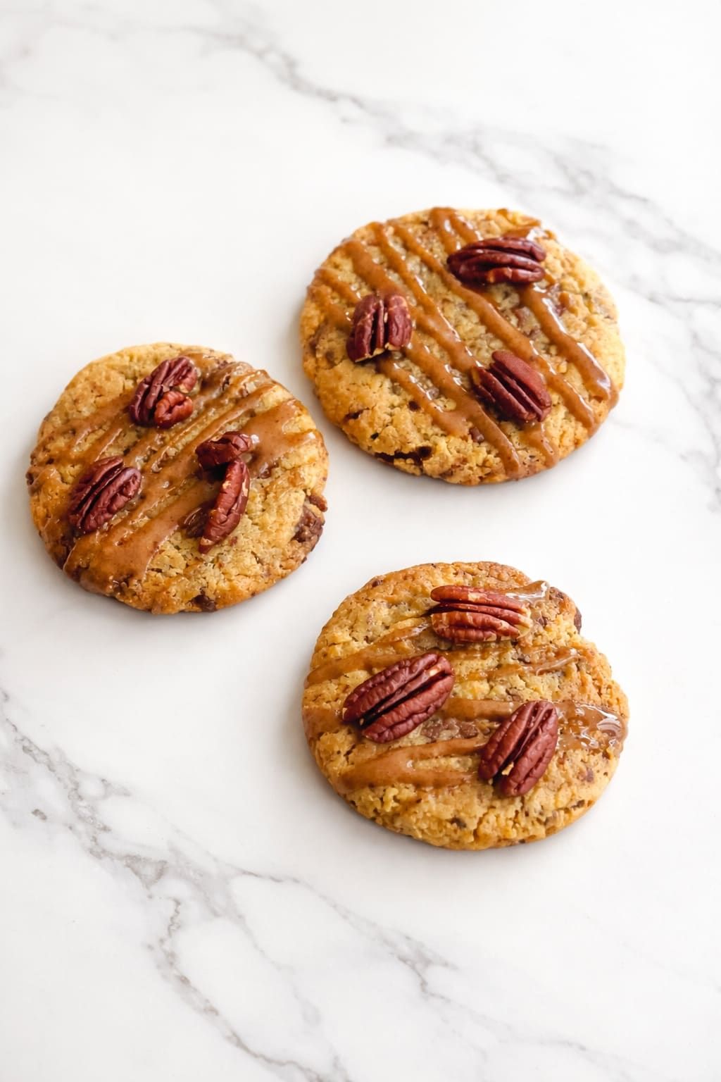 Cookie pécan caramel beurre salé