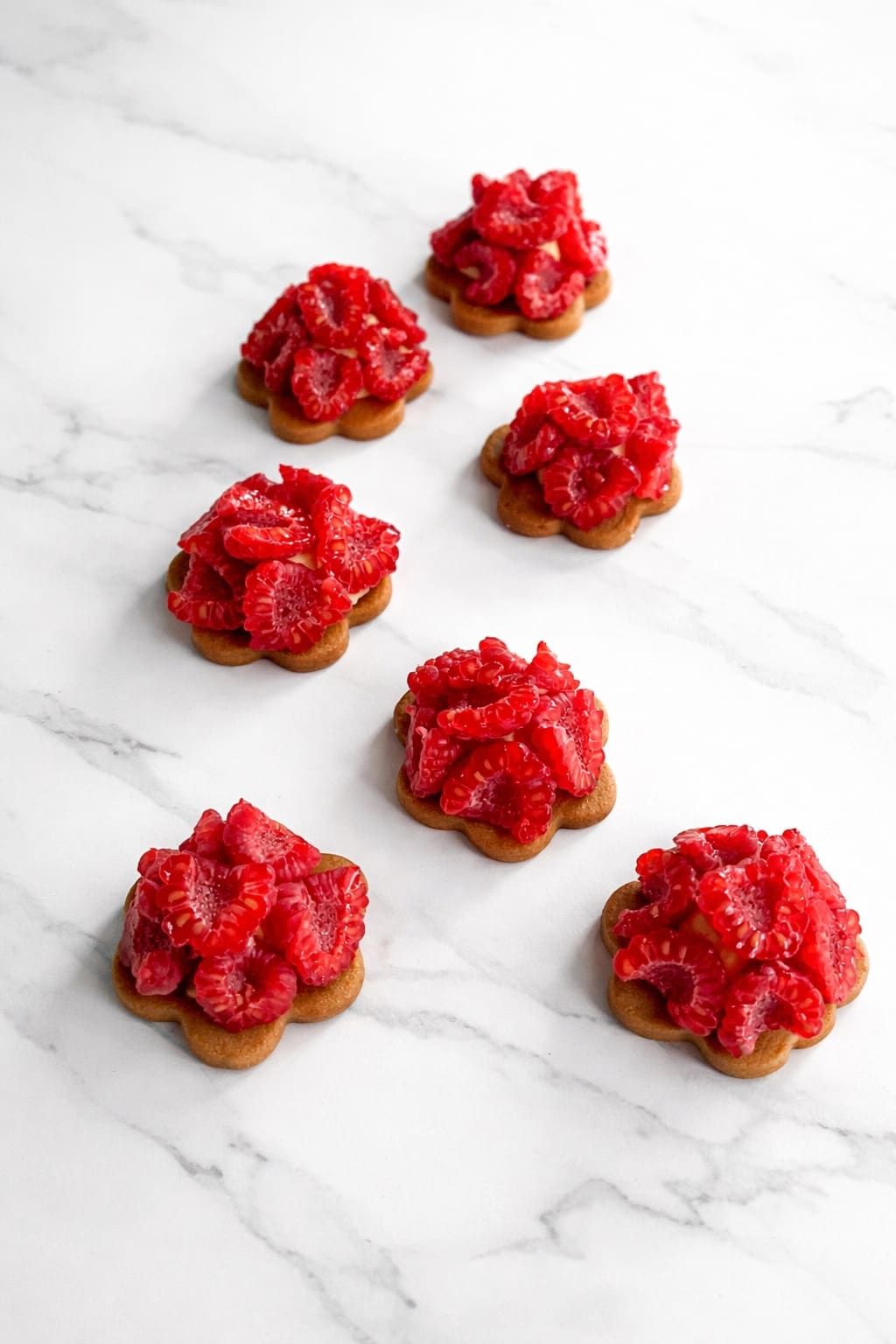 Tartelette framboise vanille