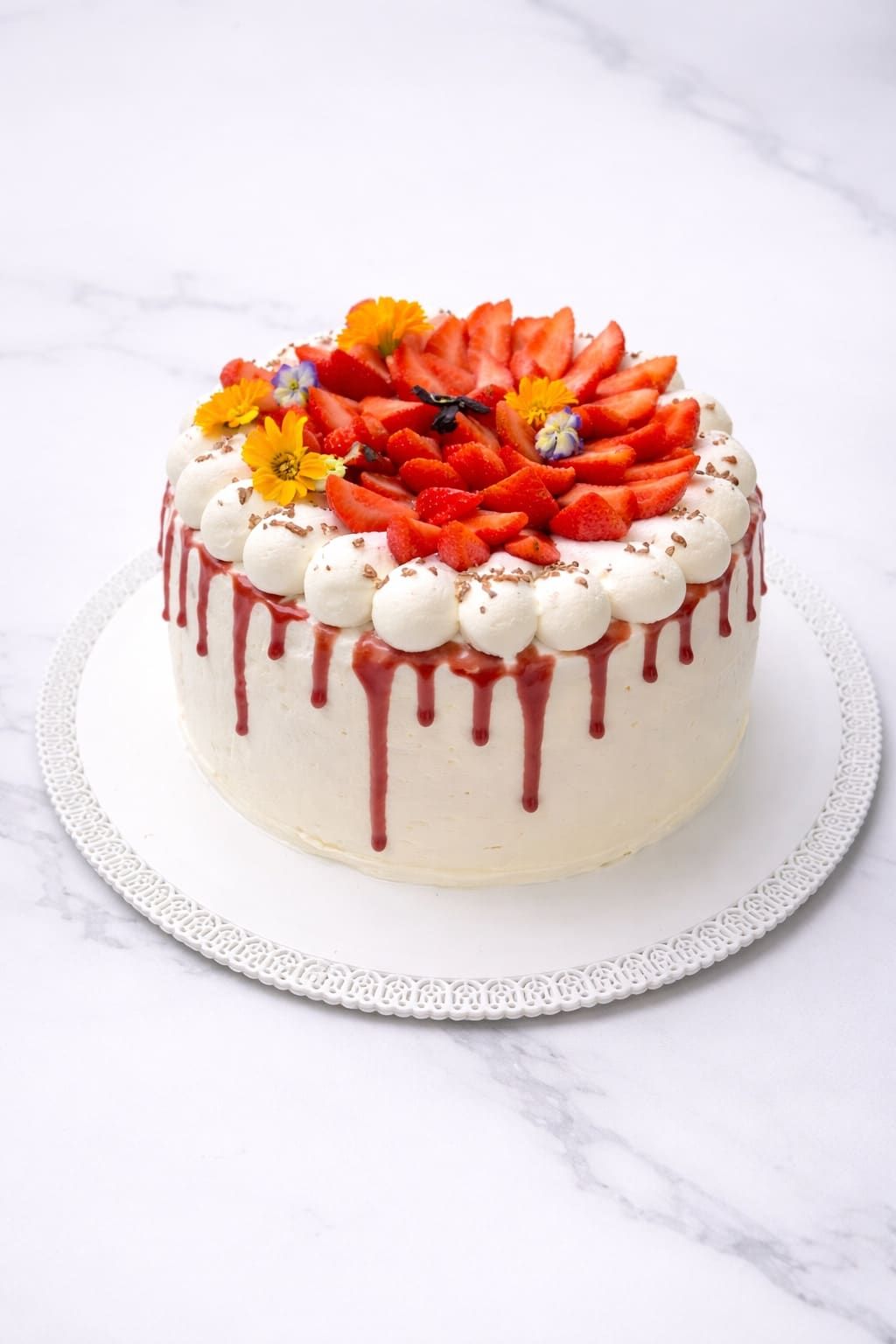 Layer cake fraise