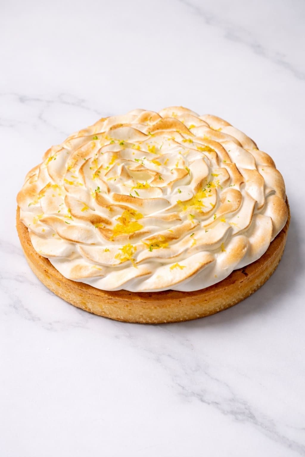 Tarte citron passion meuringé