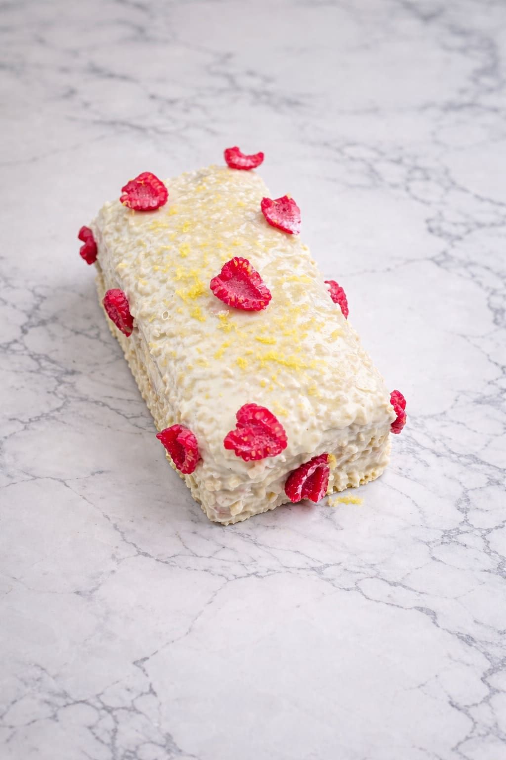 Cake citron pavot framboise